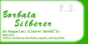 borbala silberer business card
